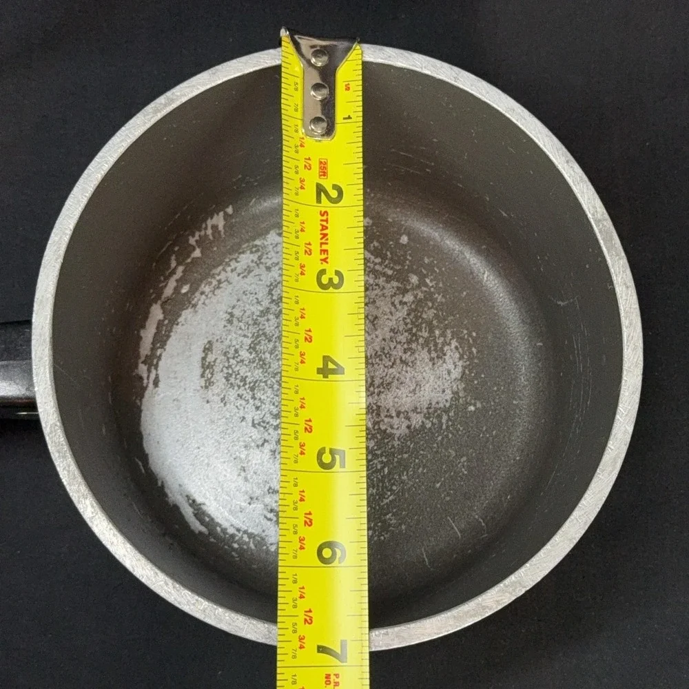Vintage Club 2 Qt Saucepan With‎ Lid Brown Aluminum Gas Electric Cookware 7in